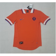 Netherlands 1998 Home Orange Soccer Jersey